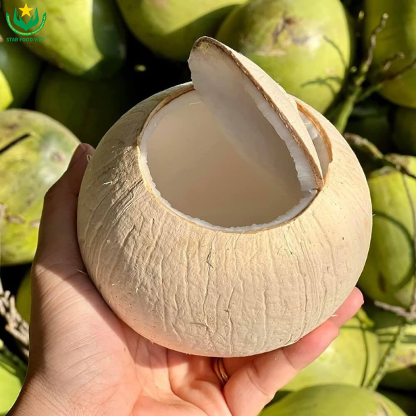 dừa gọt trọc
